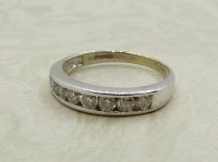 Antique Guest and Philips - Daimond Set, White Gold - Half Eternity Ring R5123