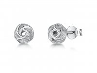 Jools - Sterling Silver Knot Earrings