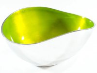 Guest and Philips - Lime Oval, Aluminium - Bowl, Size 22cm 9414-PG