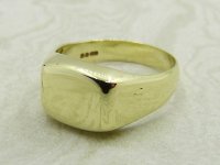 Antique Guest and Philips - Yellow Gold Signet Ring R5031
