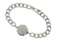 Guest and Philips - Stainless Steel St Christopher Bracelet 235503