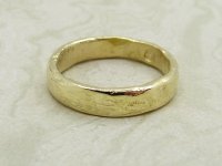 Antique Guest and Philips - Yellow Gold Plain Band Ring R5049