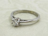 Antique Guest and Philips - Diamond Set, White Gold - Single Stone Ring R5058