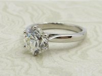 Antique Guest and Philips - Diamond Set, Platinum - Single Stone Ring R5070