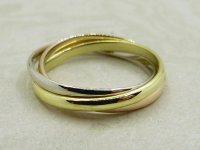 Antique Guest and Philips - Yellow Gold Russian Wedding Ring R5134