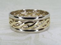 Antique Guest and Philips - Rose Gold Woven Ring R5316