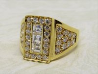 Antique Guest and Philips - 1.25ct Diamond Set, Yellow Gold - Cluster Ring