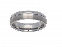 Unique - Tungsten  Ring, Size 64 - TUR-65