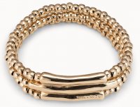 Uno de 50 - Heavy Metal, Yellow Gold Plated Bracelet