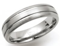 Unique - Titanium - 6mm Ring, Size 68 TR-3-68
