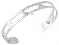 Les Georgettes Paris - Brass - Silver Plated - Girafe Bangle Cuff, Size 8mm 70340081600000