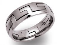 Unique - Titanium - Puzzle Ring, Size 62 TR-19-62
