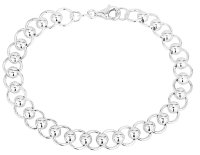 Guest and Philips - Sterling Silver - Rollerball Bracelet, Size 7.5" SHM304-7