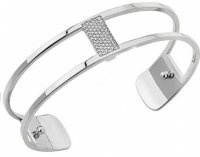 Les Georgettes Paris - Barrette, Brass and Silver Plated Cuff Bangle, Size 14mm - 70305361608000