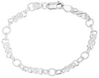 Guest and Philips - Celtic, Sterling Silver - Bracelet, Size 19cm SHM1180-7