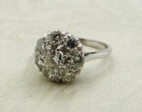 Antique Guest and Philips - Diamond Set, White Gold - Cluster Ring R5114