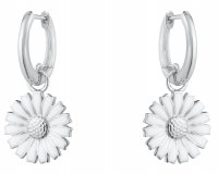 Georg Jensen - Daisy, Enamel Earrings 20001541