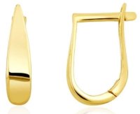 Guest and Philips - Stirrup, Yellow Gold 9ct Hoop Earrings 10-05-334