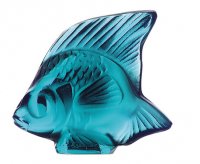 Lalique - Glass/Crystal Turqoise Fish 3000500