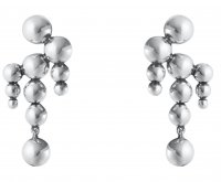 Georg Jensen - Grape, Sterling Silver Small Chandelier Earrings 20001411