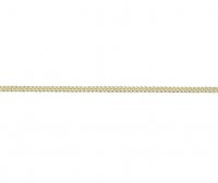 Curteis - Filed Curb, Yellow Gold - 9ct Chain, Size 22 - G16FC22