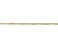 Curteis - Filed Curb, 9ct Yellow Gold Chain , Size 20 Inch G18FC20