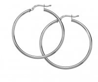 Curteis - Sterling Silver Hoop Earrings SHP30R