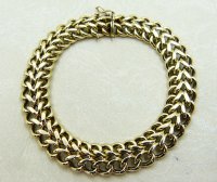 Antique Guest and Philips - Yellow Gold Double Row Bracelet B721
