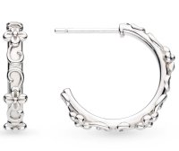 Kit Heath - Blossom Flyte, Sterling Silver Semi Hoop Earring 60330RP