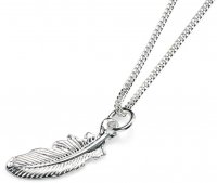 Gecko - Feather, Sterling Silver Necklace N3474