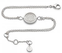 Kit Heath - Revival Eclipse, Sterling Silver Spinner Double Chain 70409CZ