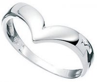 Gecko - Sterling Silver - Wishbone Ring, Size 56 R845