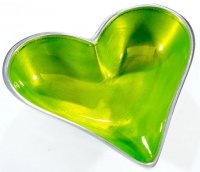 Guest and Philips - Lime Heart, Aluminium - Dish Small , Size 11cm 4100-PG