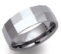 Unique - Stainless Steel/Tungsten - Ring, Size 62 8MM TUR-15-62