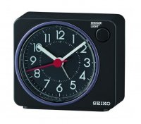 Seiko - Beep, Plastic/Silicone Quartz Alarm Clock QHE100K