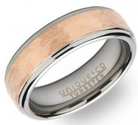 Unique - Tungsten - Ring, Size 60 TUR-116-60