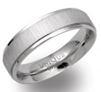 Unique - Stainless Steel - Ring, Size 68 R9106-68