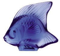 Lalique - Fish, Glass - Ornament, Size H4.50cm xL5.30cm x l 2.10 cm) 3000300