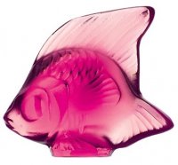 Lalique - Fish, Glass/Crystal - Ornament, Size H4.5 X L5.3 X L 2.1cm 3003400