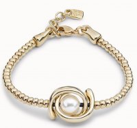 Uno de 50 - Little Moon, Pearl Set, Yellow Gold Plated - Bracelet PUL2212BPLORO0M