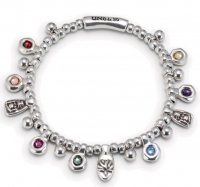 Uno de 50 - Vitality, Swarovski Crystals Set, Silver Plated - Bracelet