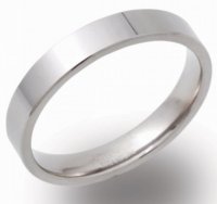 Unique - Titanium Polished Ring, Size 84