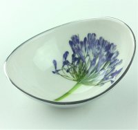 Guest and Philips - Agapanthus Oval, Aluminium - Small Bowl, Size 14cm 7905-AG