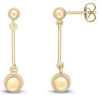 Guest and Philips - Yellow Gold 9ct Stud Earrings 10-02-237
