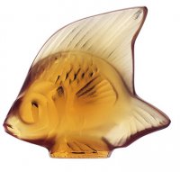 Lalique - Seal Fish, Glass/Crystal - Ornament, Size H4.5 X L5.3 X L 2.1cm 3000700