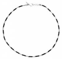 Giovanni Raspini - Cubes, Onyx Set, Sterling Silver - Necklace, Size 50cm 11645