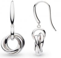 Kit Heath - Bevel Trilogy, Sterling Silver Drop Earrings 6169RP