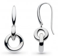 Kit Heath - Bevel Cirque, Sterling Silver Drop Earrings 6188RP