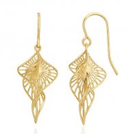 Guest and Philips - Yellow Gold Drop Earrings 10-02-215