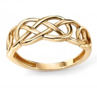 Gecko - Celtic, Yellow Gold 9ct Ring GR499